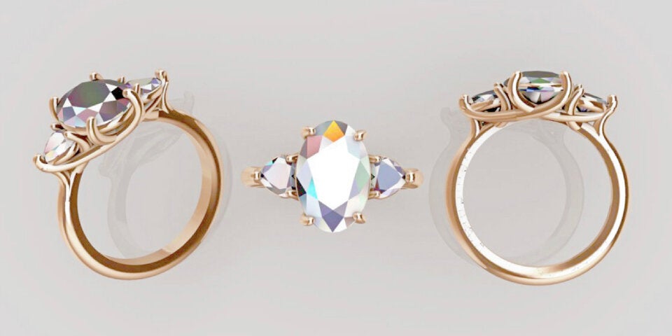 Verlobungsring mit fairen Diamanten