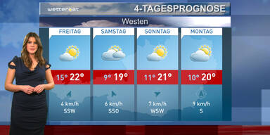 Die 4-Tagesprognose