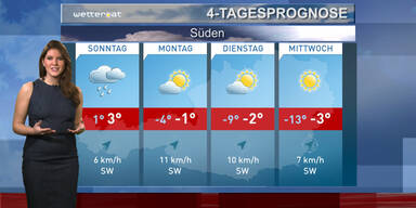 Die 4-Tagesprognose