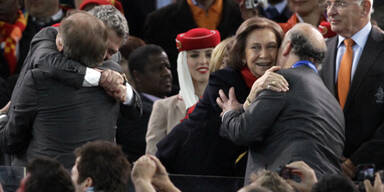 Royale Fußballfreude