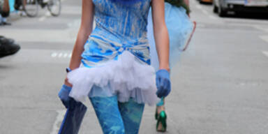 Wiener fashion:mob Guerillos rockten die Straßen