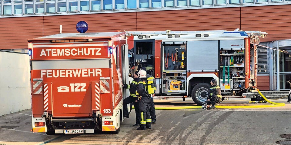 Brand bei 