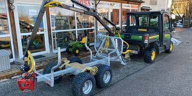 Was macht mein Krananh&auml;nger im fremden Garten?