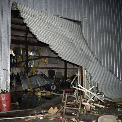 Spur der Verwüstung