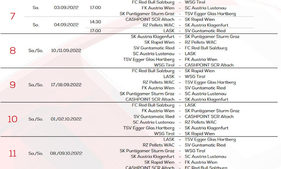 Spielplan ist da: Bundesliga startet mit Kracher