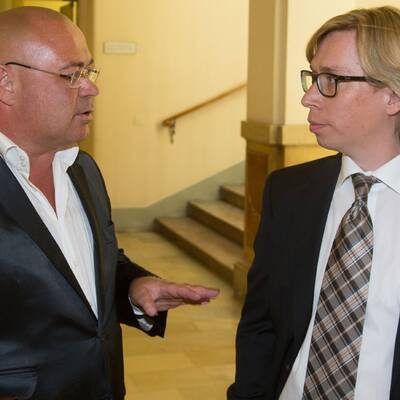 Helmut Werner vor Gericht