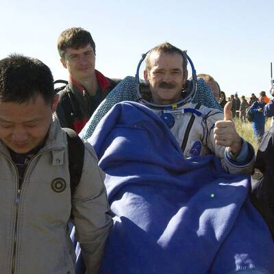 Die Bilder der ISS-Landung