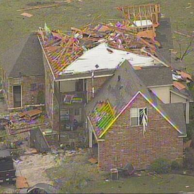 Verwüstung durch Tornados in Texas