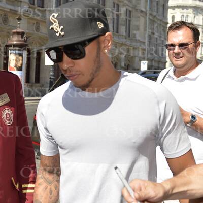 Lewis Hamilton in Wien