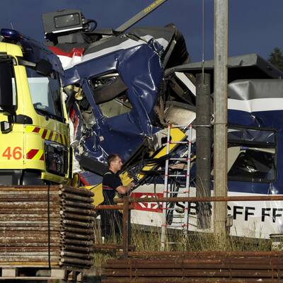 Zugunglück in der Schweiz