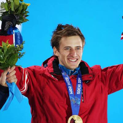 Siegerehrung von Matthias Mayer