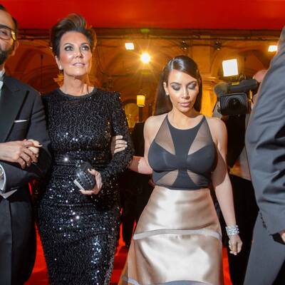 Kim Kardashian am Opernball