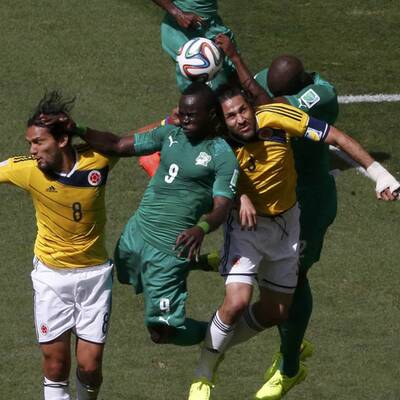 Bilder zu Kolumbien gegen Elfenbeinküste