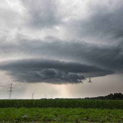 Hagel aus Superzelle