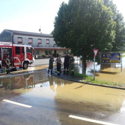 Unwetter-Großeinsatz im Bezirk Jennersdorf