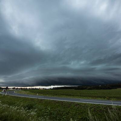 Farbspiele am Himmel