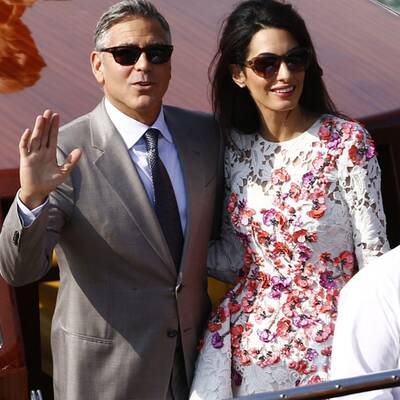 George Clooney & Amal: Die ersten Fotos nach der Hochzeit