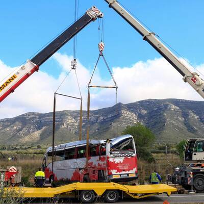 Bus-Unglück in Spanien