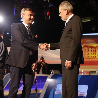 Die Fotos des TV-Duells