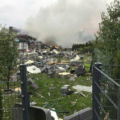 Haus in Hollabrunn explodiert