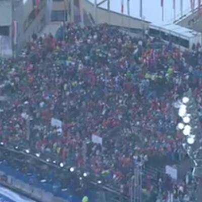 Die Bilder des Damen Riesentorlaufes