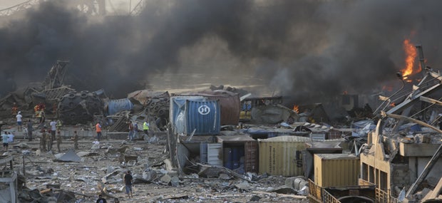 Explosion in Beirut: ''Wie ein zweites Hiroshima''