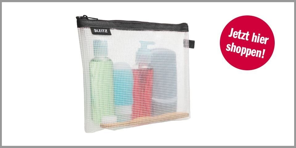Leitz WOW Reise Zip-Kulturbeutel – für 6,04 statt 7,86 Euro bei Amazon* 
