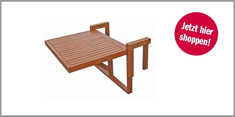 Shopping Channel Balkonfrühling Balkon-Hängetisch Berkeley