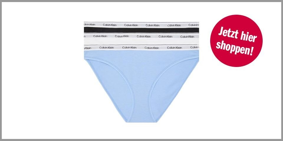 Calvin Klein Damen Slips 3er Pack – für 24,19 statt 45,28 Euro bei Amazon* 