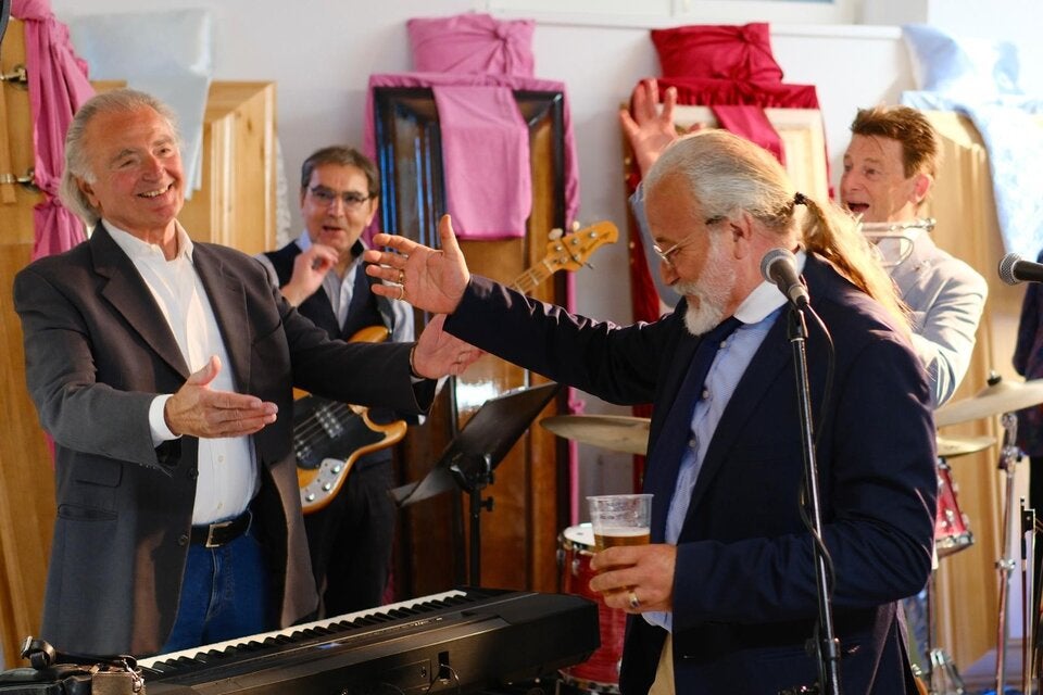 Jazz Legende Max Greger & Heini Altbart.