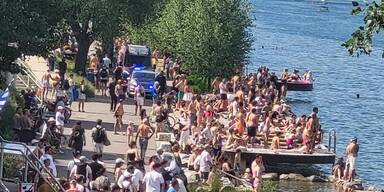 Vermisste Person Donauinsel Gro&szlig;einsatz