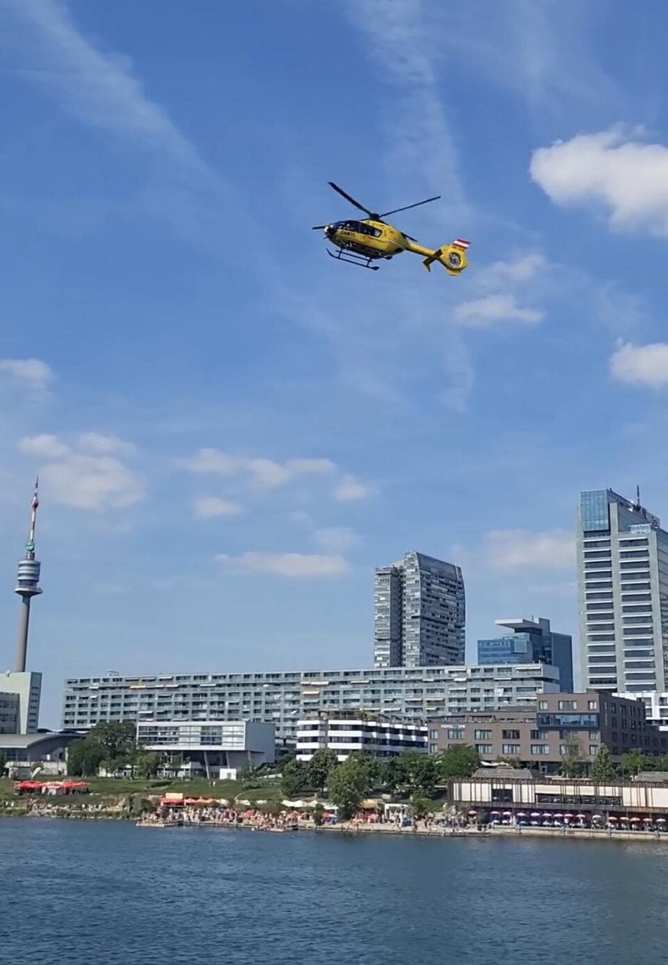 Vermisste Person Donauinsel Großeinsatz