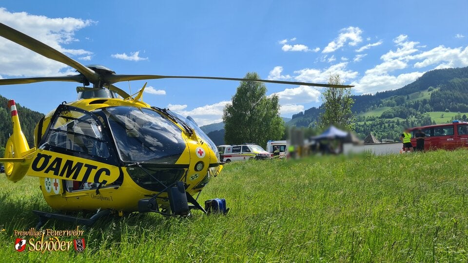 Schwerer Unfall in Schöder (Bezirk Murau).