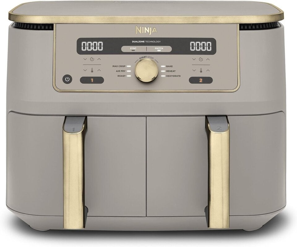 Ninja Dual Zone Digital Air Fryer, 2 Schubladen, 6-in-1, Heißluftfritteuse