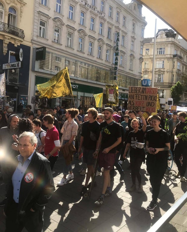 Demos sorgen für totales Verkehrs-Chaos in Wien