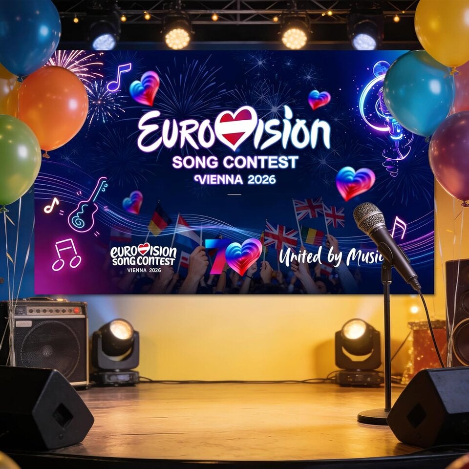 Eurovision Song Contest 2026 Flaggenbanner
