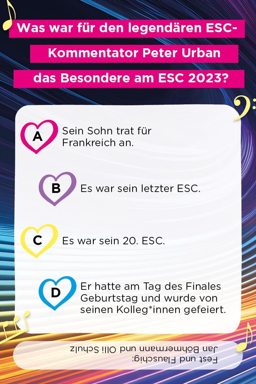 Kartenspiel: Das große Quiz für ESC-Fans