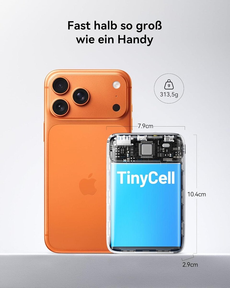 INIU Power Bank, Ultra Klein 20000mAh 22.5W Schnellladefunktion