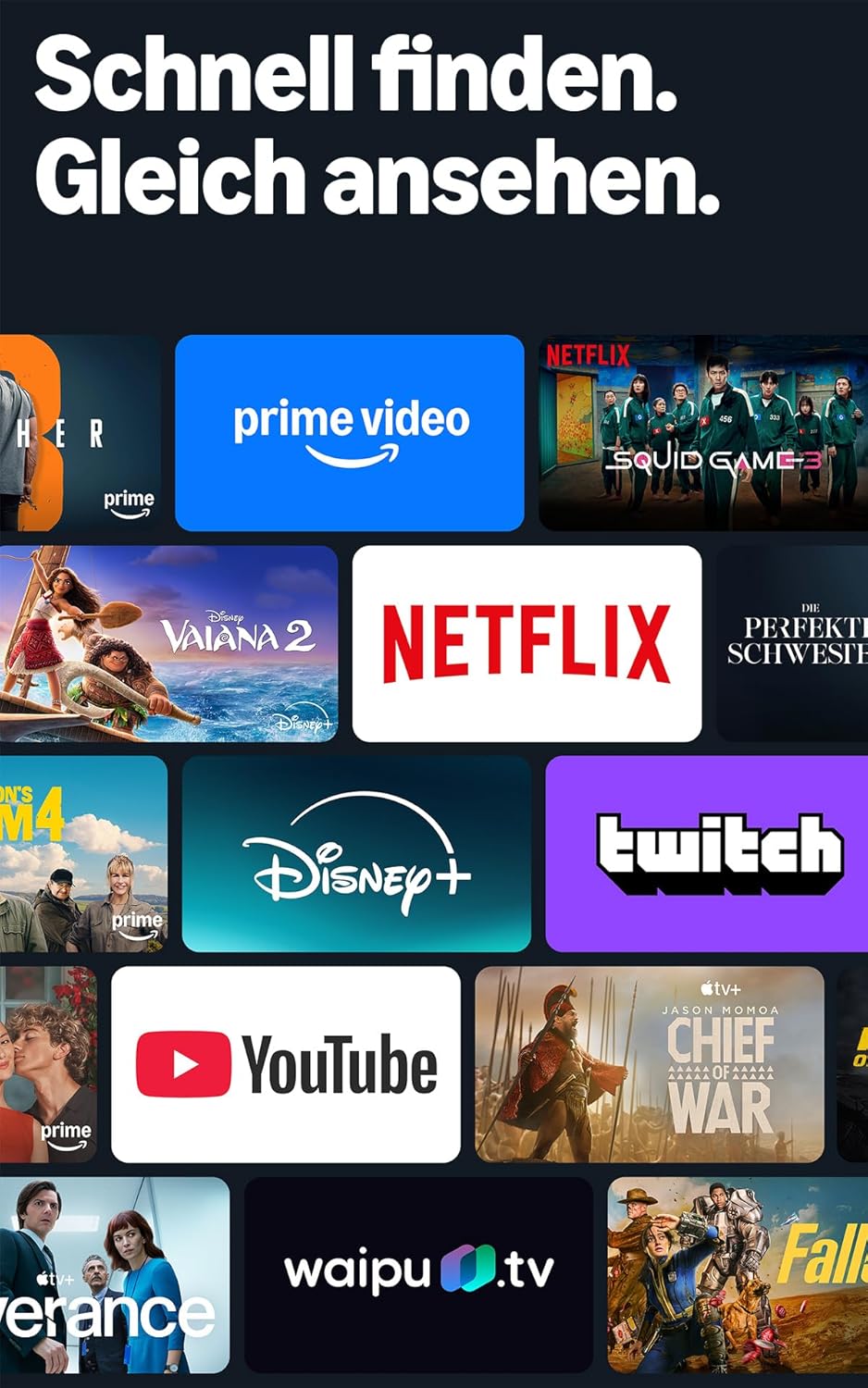 Amazon Ember 4-Serie mit Fire TV (neueste Generation), 50-Zoll-Smart-TV in 4K Ultra-HD mit Alexa-Fernbedienung, HDR10+, schnellem Prozessor, Dolby Audio, Ambient-TV und kostenlosem Live-TV 