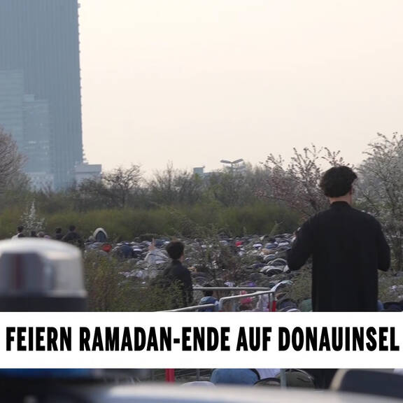 Zigtausende feiern Ramadan-End auf Donauinsel