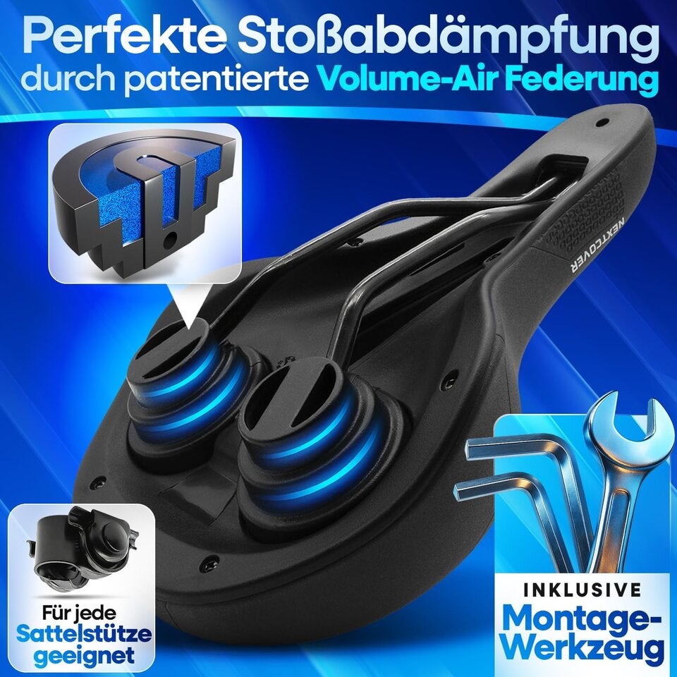 NEXTCOVER® Fahrradsattel - Das Original - mit Memory-Foam 3.0