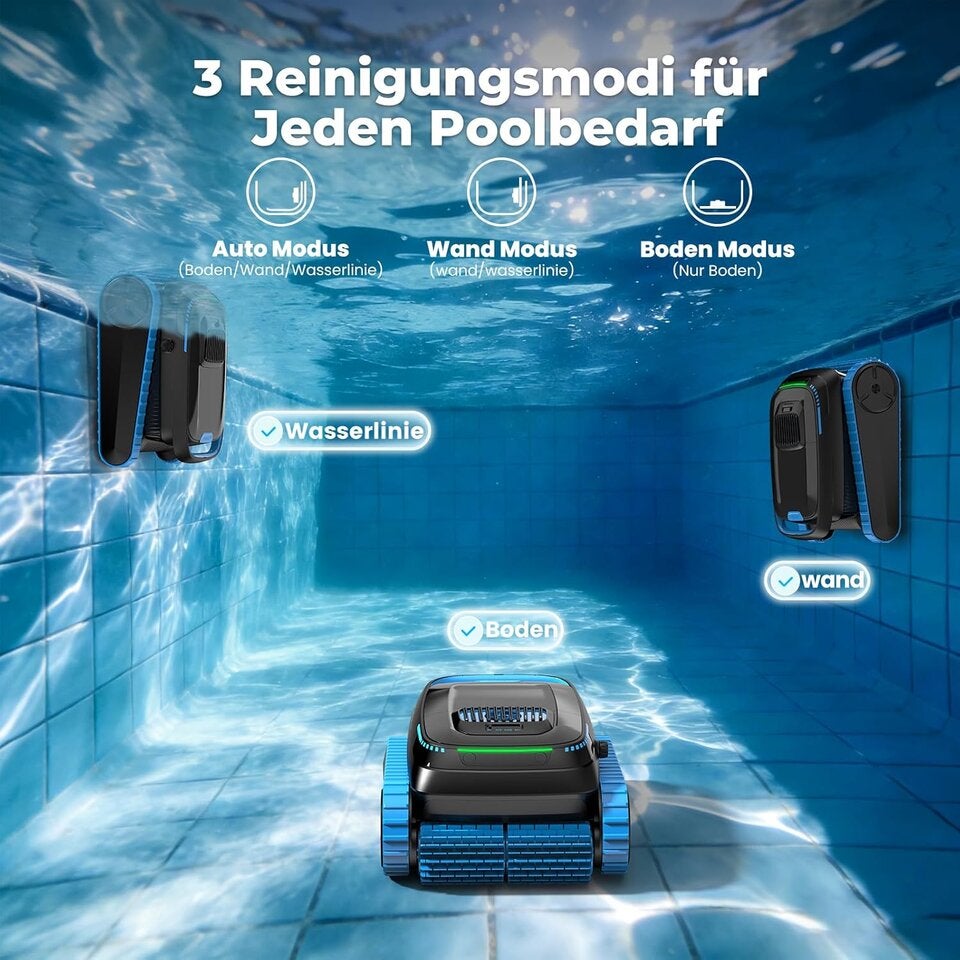 (2026 Upgrade) PC20 Poolroboter Boden und Wand - Jetzt auf Amazon!