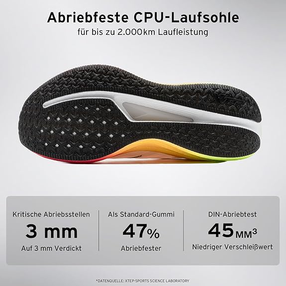 XTEP Professionelle 2000km Herren-Laufschuhe