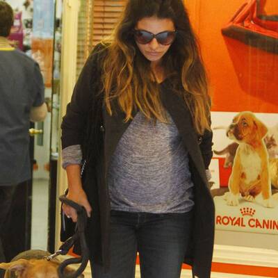 Monica Cruz mit Riesen-Babybauch