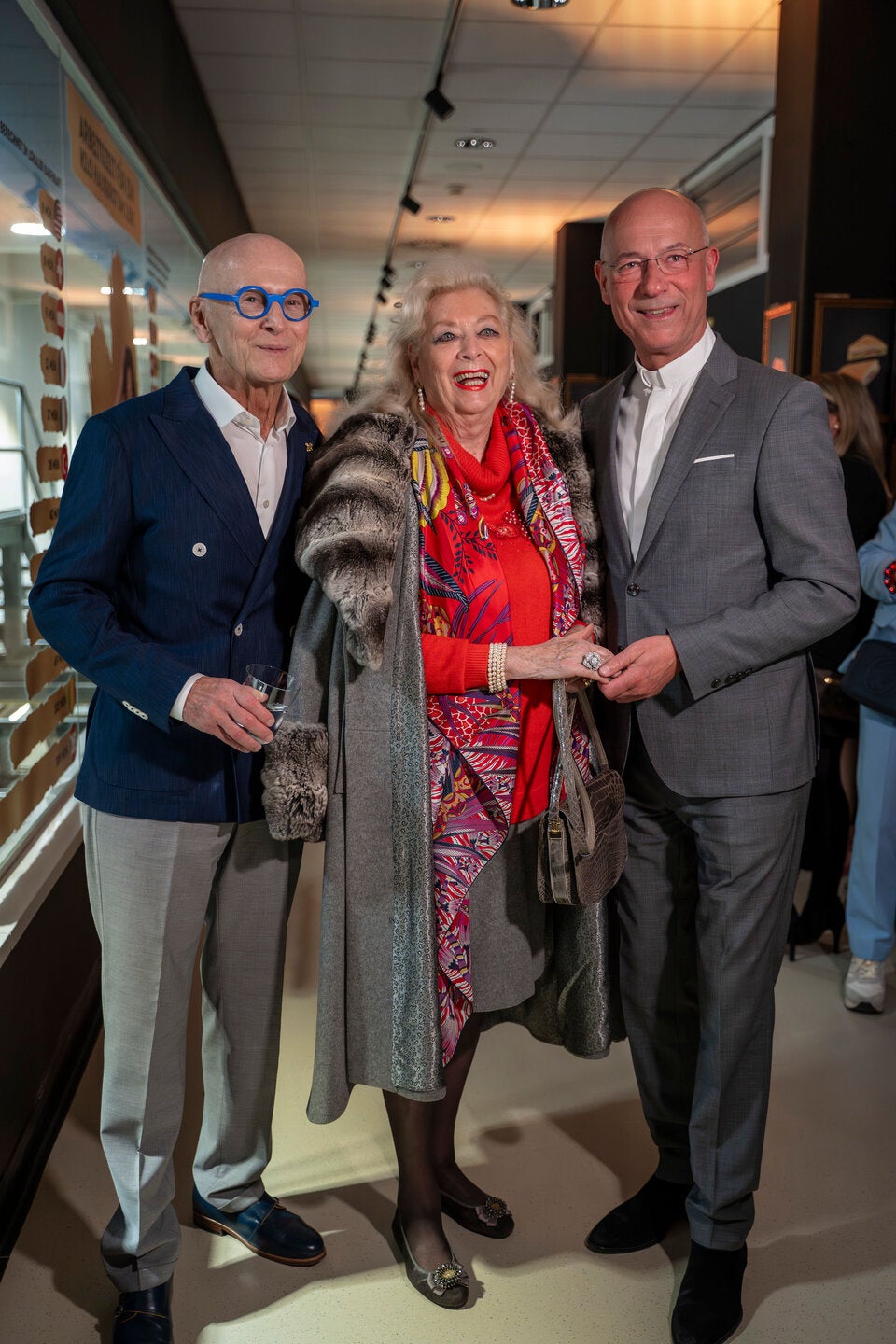 Kurt Mann, Birgit Sarata und Toni Faber.