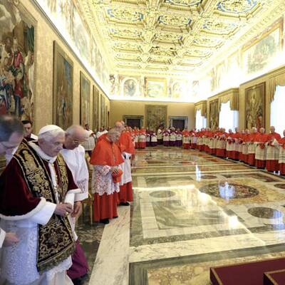 Die Bilder vom Papst-Rücktritt