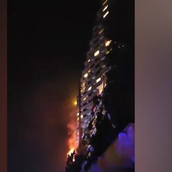 Balkone in Wohnpark Alterlaa brannten