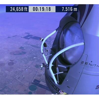 Die Bilder vom Stratos-Jump