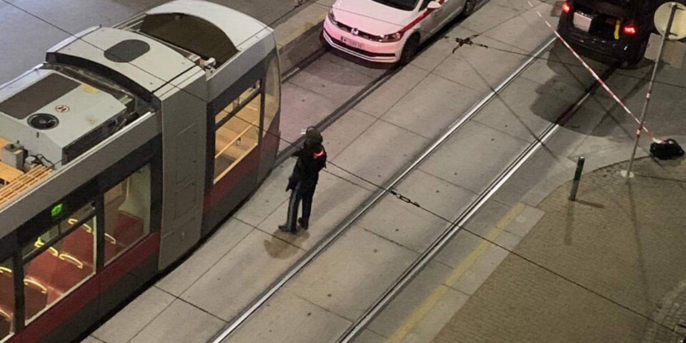 Bomben-Alarm Straßenbahn Wien Brigittenau Wallensteinstraße