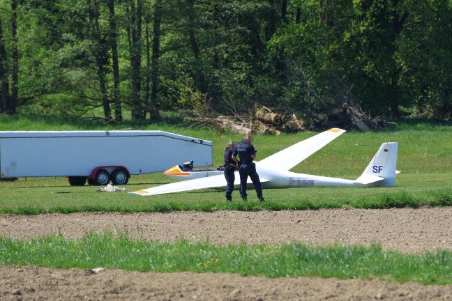 Flugzeugabsturz in Pupping (Bezirk Eferding).
